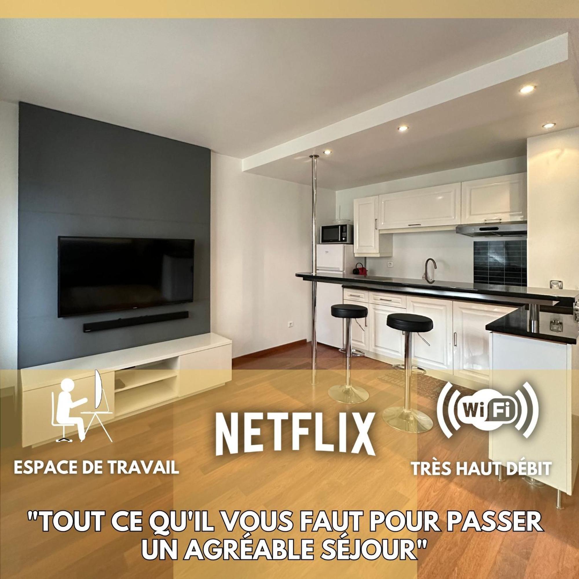 L'Athos - Appartement Equipe - Entre Paris Et Versailles - Haut Debit Garches Ngoại thất bức ảnh